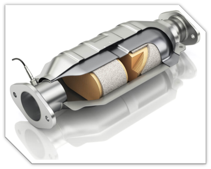 catalytic converter illustration